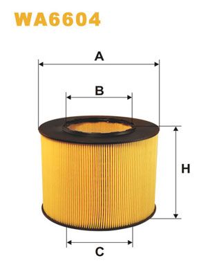 WIX FILTERS Õhufilter WA6604